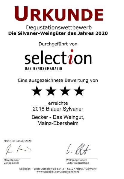 Blauer Silvaner Eiswein Germany